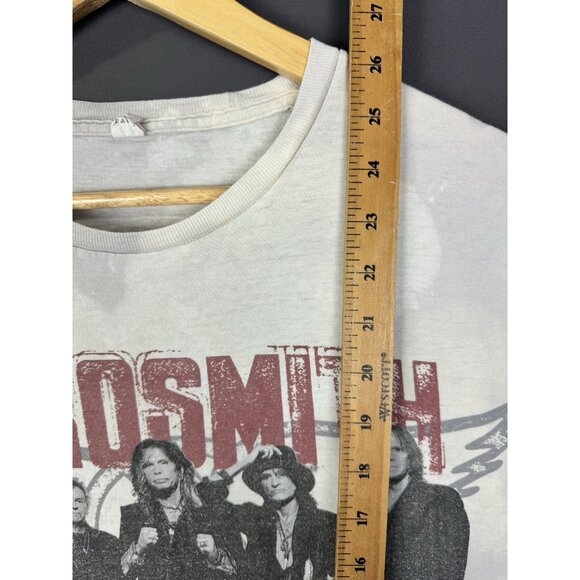 Vintage Y2K Aerosmith The Global Warming Tour Rock Concert Promo Shirt - Picture 16 of 16